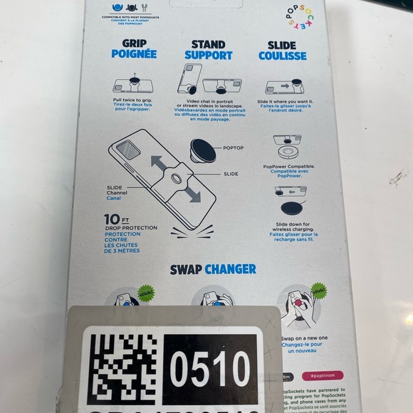 Popsockets PopCase x PopGrip Slide iPhone 12 PRO MAX Case Rainbow Glitter NEW - Picture 5 of 7